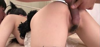JAVHD - Sultry Asian Maid Takes Two Cocks Simultaneously for Dirty Hardcore Fun (Ruka Kanae)