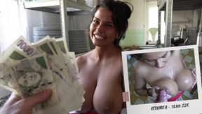 Czech Streets - Cook with Huge Tits and Mega Clit