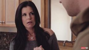 Brunette stepmom India Summer begs for rough sex and gets railed