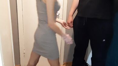 Paid with the courier for the delivery of goods with sex - Lesbian_illusion