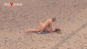 hidden beach voyeur catches older man pounding sexy milf