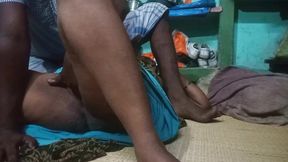 Tamil Housewife with College Boy