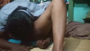 Tamil Housewife with College Boy