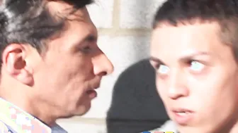 Twink prisoner gets fucked hard by older guard in anal scene