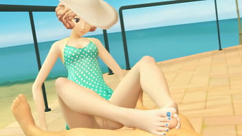 okumura beach footjob