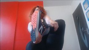 Post workout foot worship!