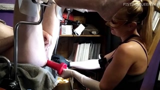 Adelina Noir destroys Fistdude - Extreme Anal Fisting