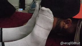 My Sweaty Gym Socks Being Worshpped