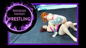 Redheads in Female Wrestling: Mel Fire and Medusa Measure Prowess to Decide the Winner (1080 EN SUB) - Female Wrestling - Domination - Sensual Fight - Redhead - Strong Women