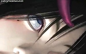 Animated babe fucked by tentacles
