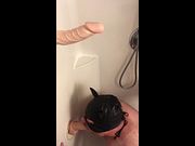 Solo Shower Masturbation with a trio of dildos for all my holes to be filled until I cum hard for you