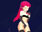 Jessie from Team Rocket fingers herself in the park - Pokemon Hentai.
