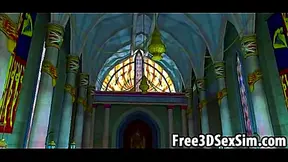 Sexy 3D cartoon hottie waiting for a cock