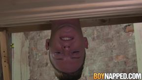 Dommed twink restrained and rammed without any mercy