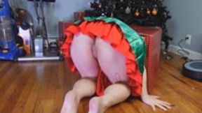 Christmas Elf EATEN by Present! Vore, Struggling, Stuck WMV 720