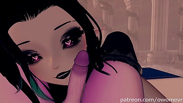 Horny Femboy Fucks His New FREE USE Demon Mommy Roommate