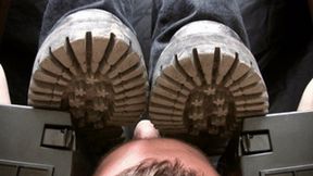 I like to see your pathetic floor-face under my dirty Doc Martens boots, flo157x 1080p