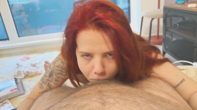 stepsis do best blowjob ever, cum on ass, cumshot