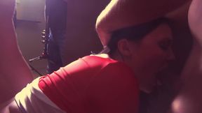 Pregnancy panic on xmass eve see the panic in her eyes cameraman kept filming