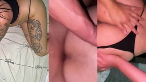 sentei com forca no novinho