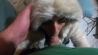 Preview-MilfyCalla- Face fuck while wearing white fur coat and ugg boots 208
