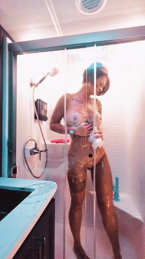Indigo Rose Gets Solo Shower Time