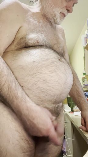 Coach Karl's Mid-afternoon Stiffy During a Live Cam Show 6231