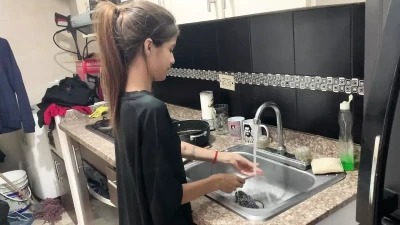 Steamy Step Sibling Teasing: Home Alone Antics