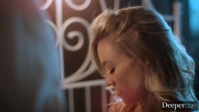 Blonde Addie gets tied up and fucked by stranger in vacation escapade