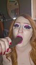 Ginger Redhead Snow Bunny Sucks BBC Dildo