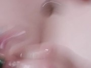 Perfect big titty bitch lanawhitexx strokes and edges that bbc until hot cum shoots everywhere