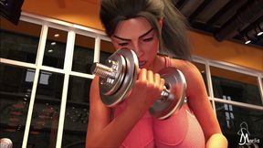 Exhale Inhale Exhale _ Dumbbell Weighing Training to Mrs.Moore