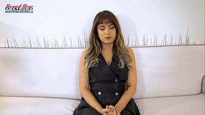 Brunette Hottie Pamela Morrison Gypsy Pokes Her Pussy And Gives A BJ!