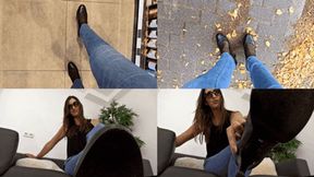 Clean these disgusting dirty shoe soles! (small version)
