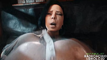 Ada Wong Rubs Her Cock On Lady Dimetresco&#039_s Tits