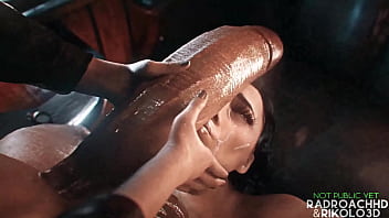 Ada Wong Rubs Her Cock On Lady Dimetresco&#039_s Tits