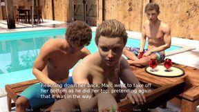 Poolside Threesome with Stepson & His Friend - Project Myriam - Life and Explorations - Ep43