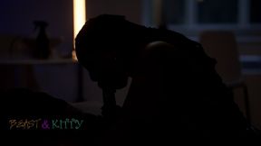 xxx: kittylove candle wax and spreader bar play