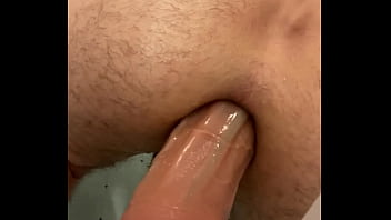 14 inch dildo deep in ass doggystyle