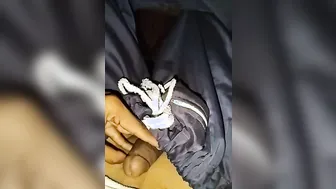 Young Pakistani twink strokes his big desi cock