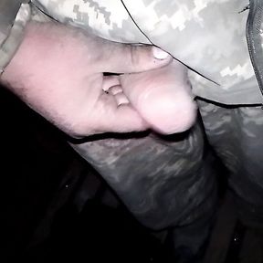 How soldiers of the Ukrainian army jerk off