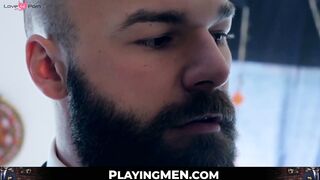 PlayingMen.com - Businessmen take off their suits for a hot and passionate sex sessio