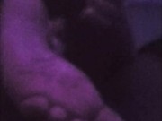 Late night footjob using my toes