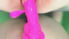 Vibrator and Dildo Fuck Me Very Much to Squirt