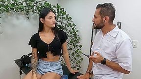 Salome Gil Deja Que Joven Masajista La Toque Y Le Chupe El Cono-parte 1-filip Baco