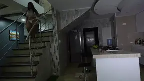 Accidental kitchen spill with my boyfriend:  encounter with Bellattrix