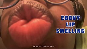 Ebony Lip Smelling HD MP4 1080p by Royal Ro