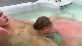 Blonde Diver Sucks Big Cock Underwater in Amateur Gay Blowjob Scene