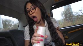 Steamy Car Play with a Playful Asian