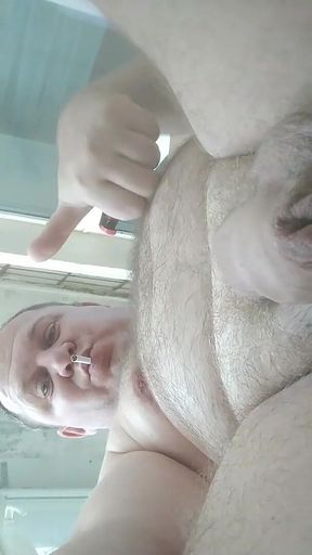 Cumshot at home